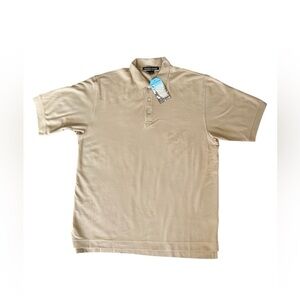 5/$25 Devon & Jones Beige Polo Shirt size XL